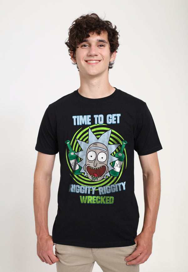 Rick and Morty Tričko Unisex (Riggity Wrecked)