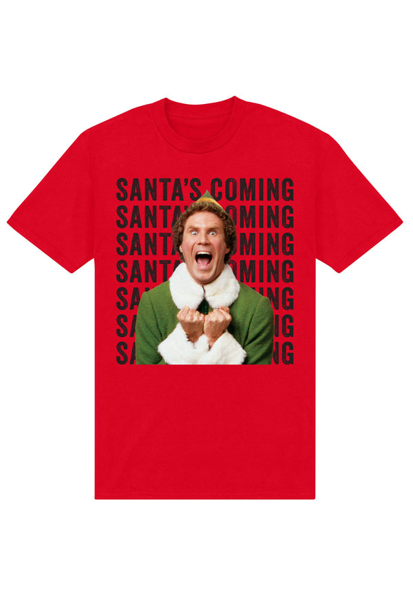 Elf Tričko Unisex (Elf 'Santa's Coming!')