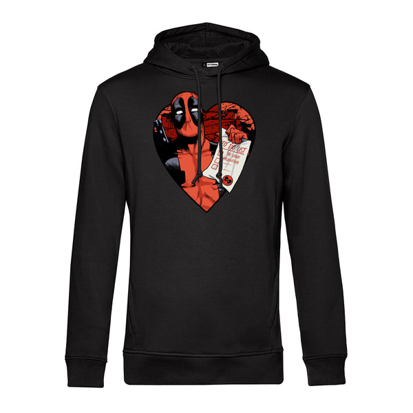 Deadpool Valentýnská Mikina (Deadpool List Hoodie)