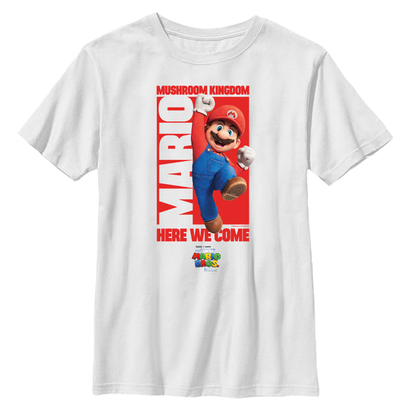 Super Mario Tričko Dětské (Mario Mushroom Kingdom)