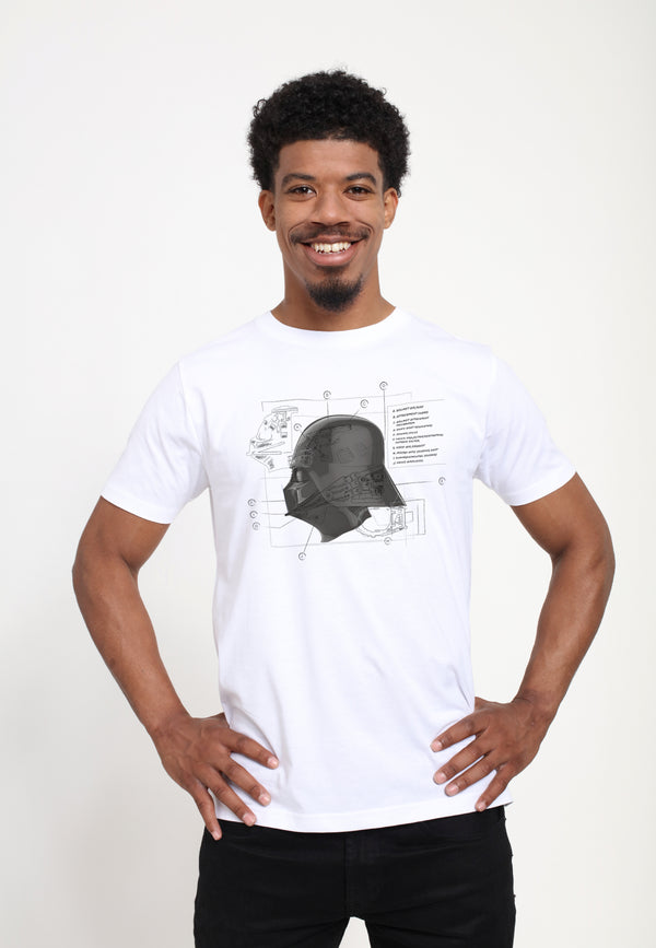 Star Wars Mask T -Shirt (Star Wars -Maskendiagramm t -Shirt)