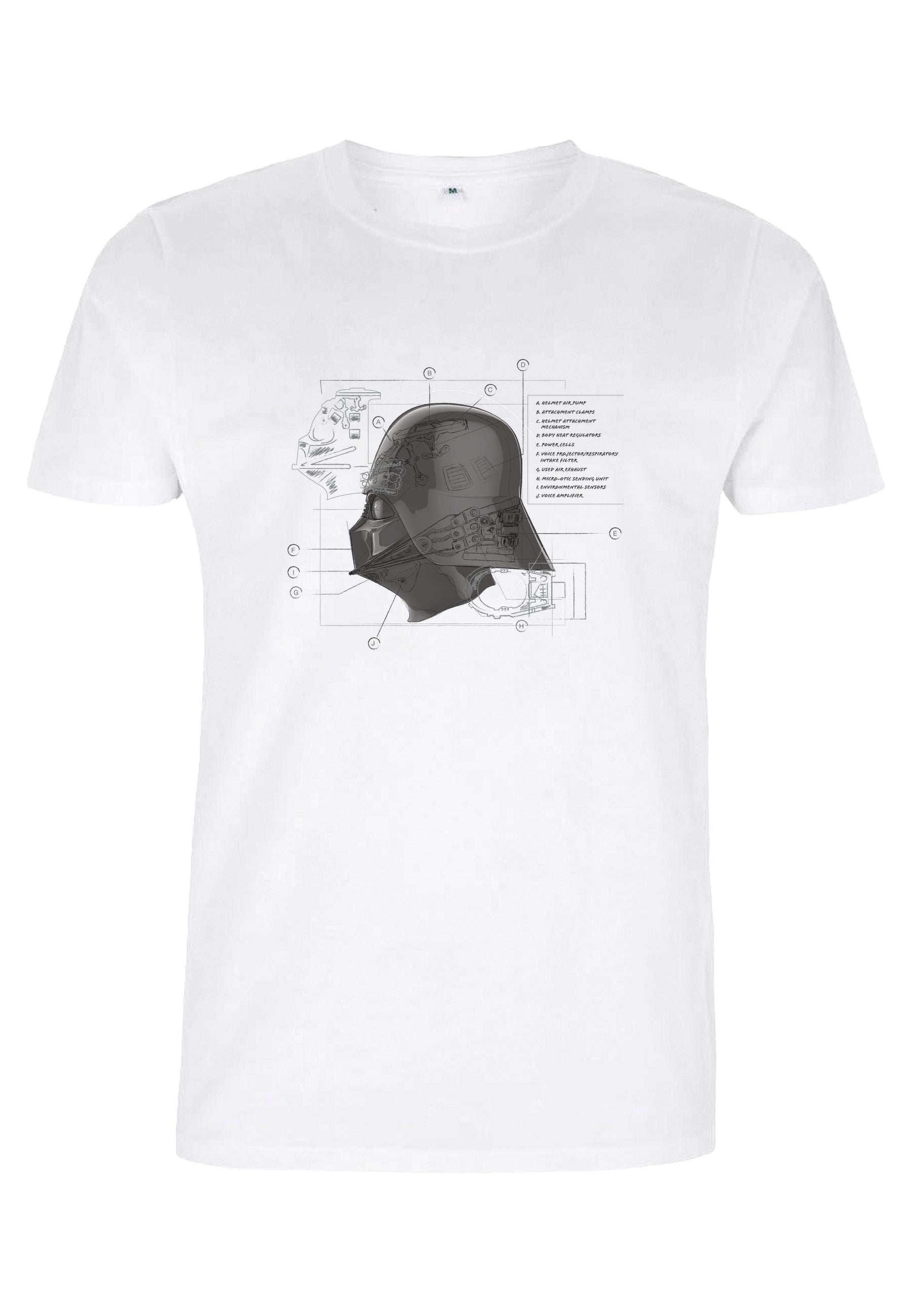 Hvězdné Války Maska Tričko (Star Wars - Mask Diagram T-shirt)