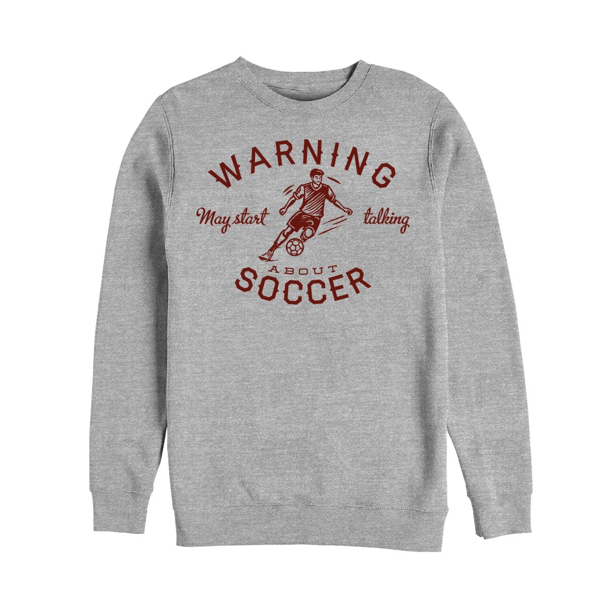 Fußballwarnung Sweatshirt)