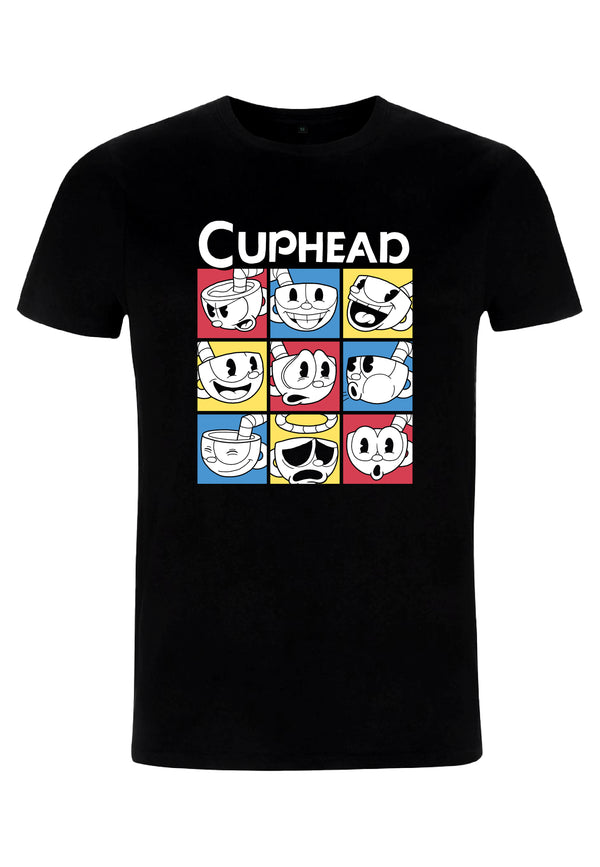 Cuphead Tričko (Cuphead - Expressions T-shirt)