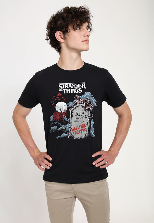 Stranger Things Tričko Unisex (RIP Eddie)