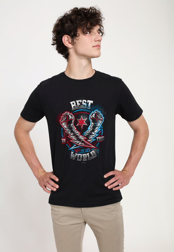 Wonder Woman Tričko Unisex (CM Punk - Best In The World)