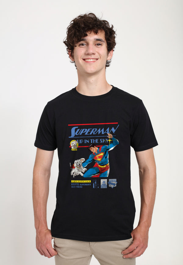 Superman Tričko Unisex (Up In The Sky)