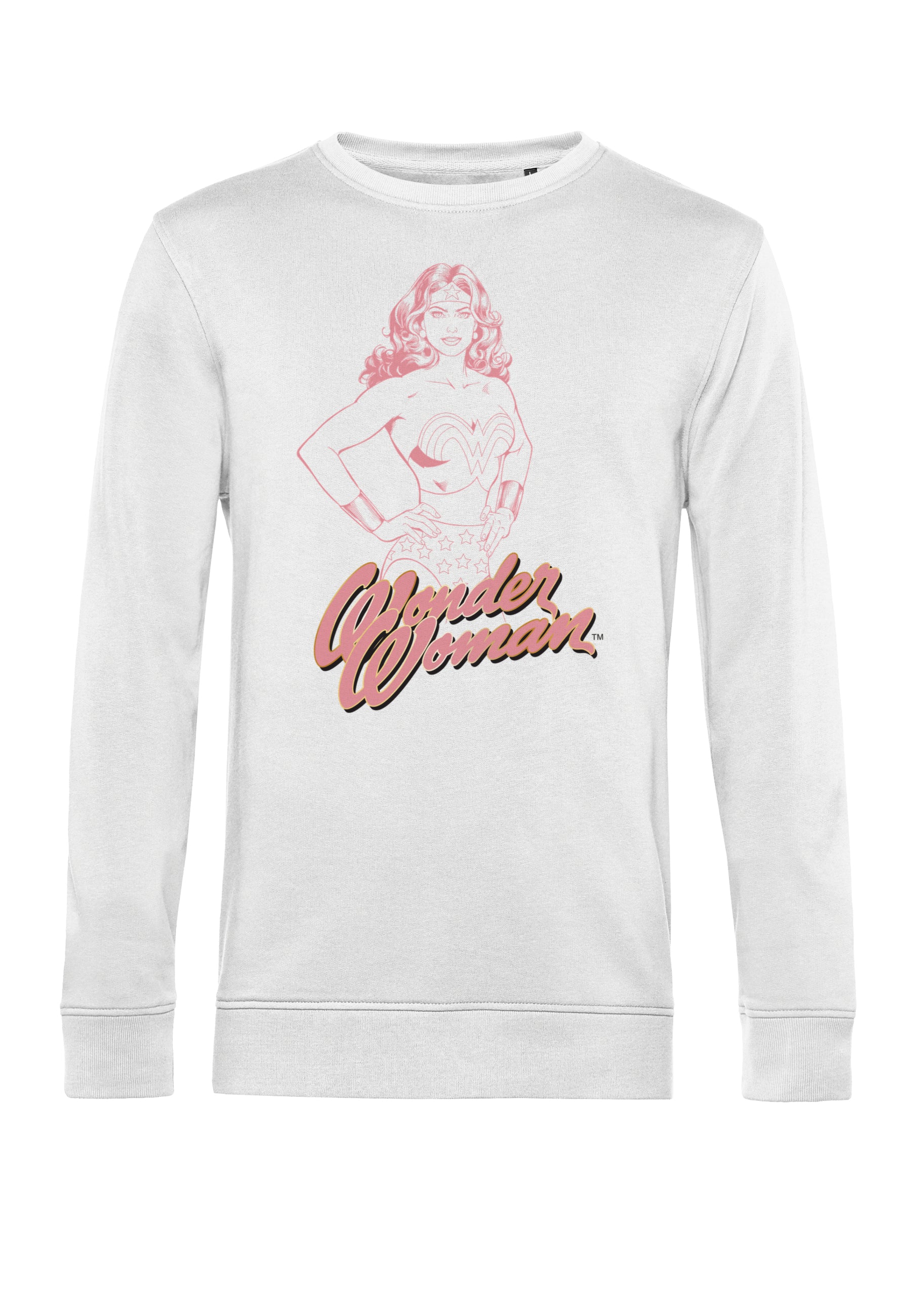 Wonder Woman Mikina Unisex (Pink Outline)