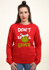 The Grinch Mikina Unisex (Don't Be A Grinch Graphic)