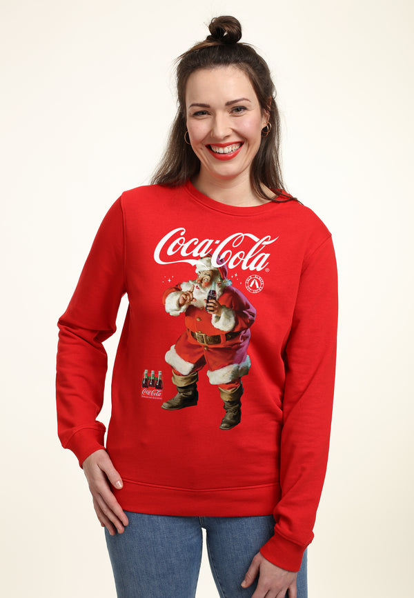 Coca Cola Mikina Unisex (Quiet Santa)