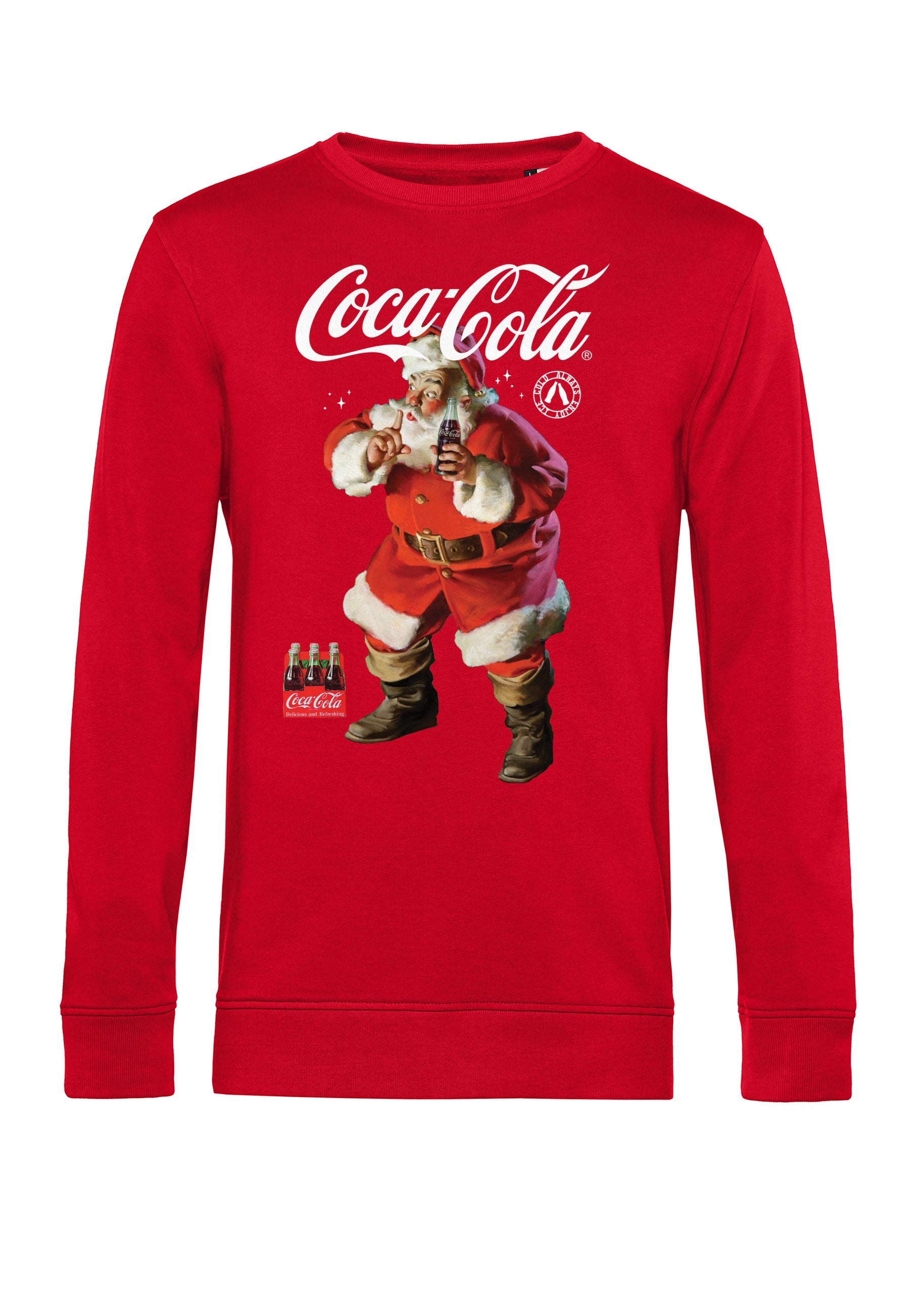 Coca Cola Mikina Unisex (Quiet Santa)