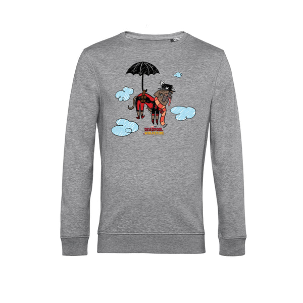 Marvel Deadpool & Wolverine Mikina Unisex (Mary Poppins Parody)