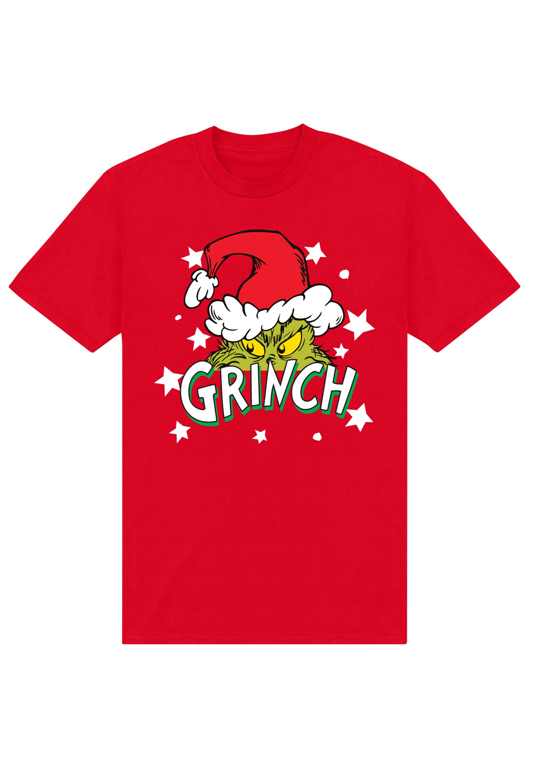 The Grinch Tričko Unisex (Santa Stars Graphic)