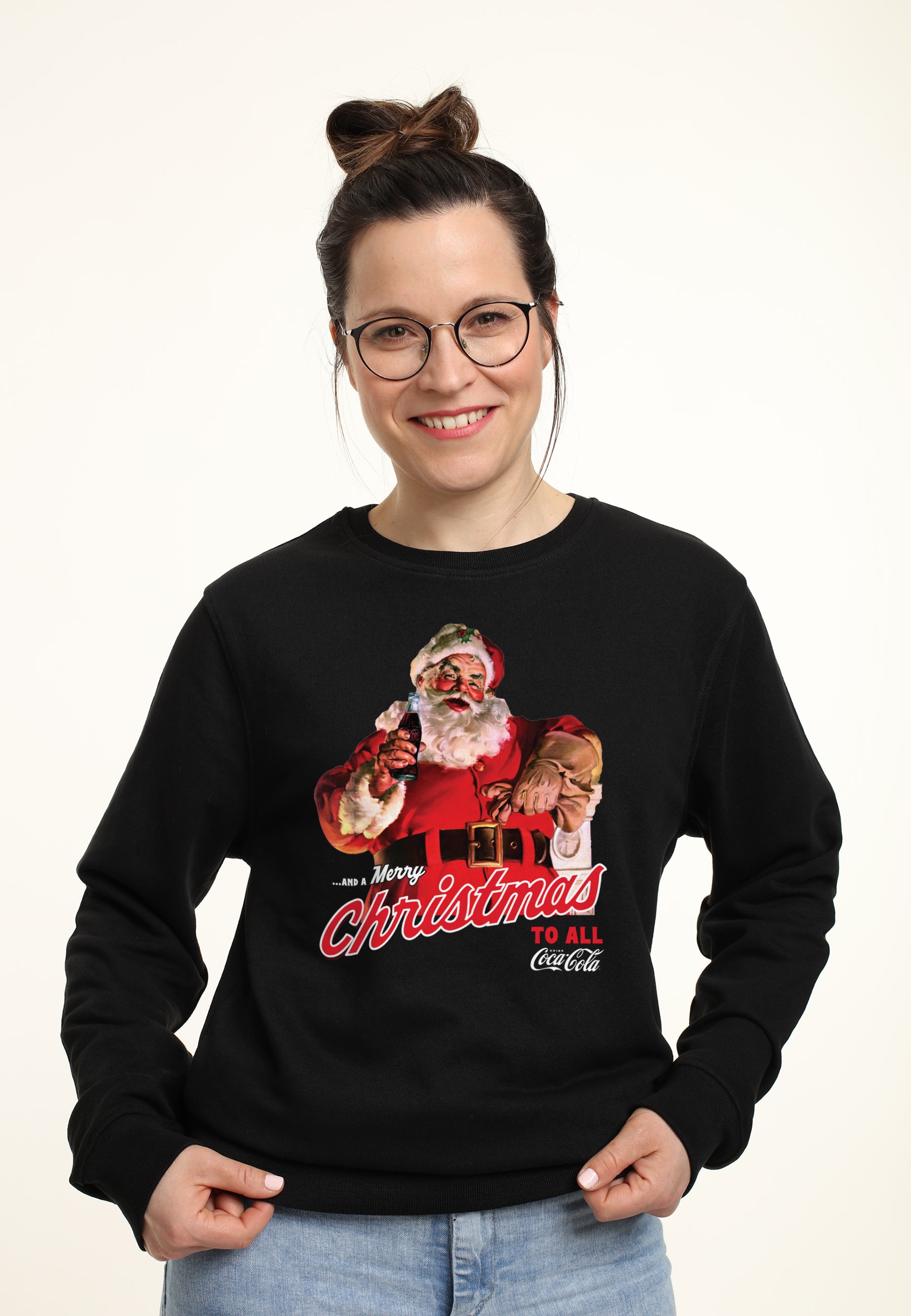 Coca Cola Mikina Unisex (Santa)