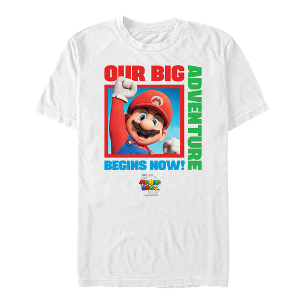 Super Mario Tričko Unisex (Mario Adventure Tricolor)