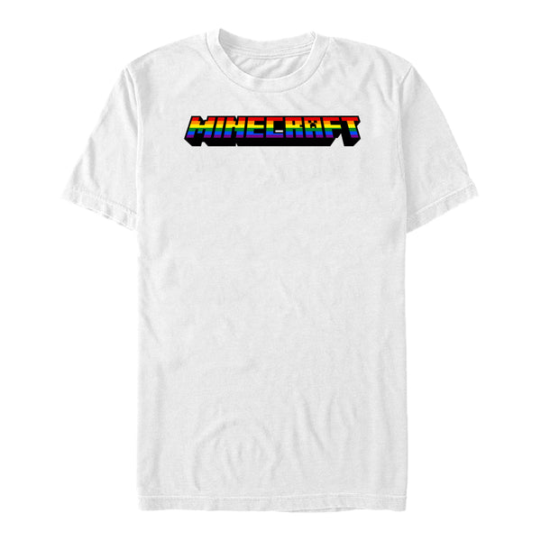 Minecraft Tričko Unisex (Rainbow Logo)