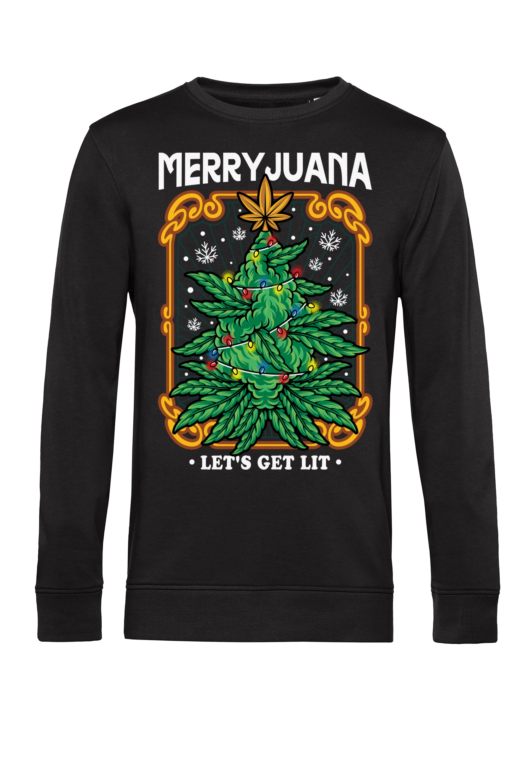 Vánoční Konopí Mikina (Christmas Merryjuana Sweatshirt)