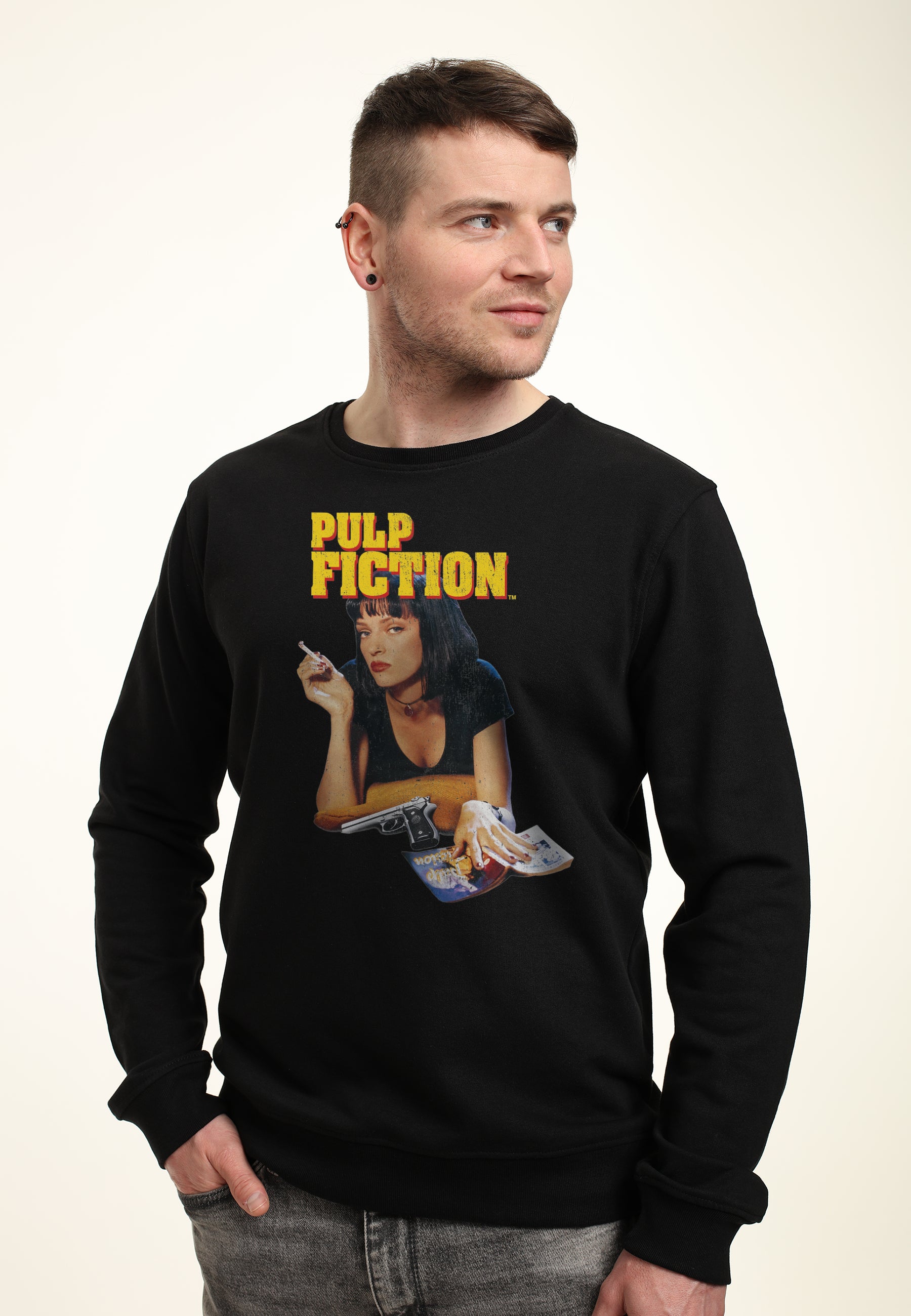Pulp Fiction Mikina Unisex (Vintage Mia Wallace)