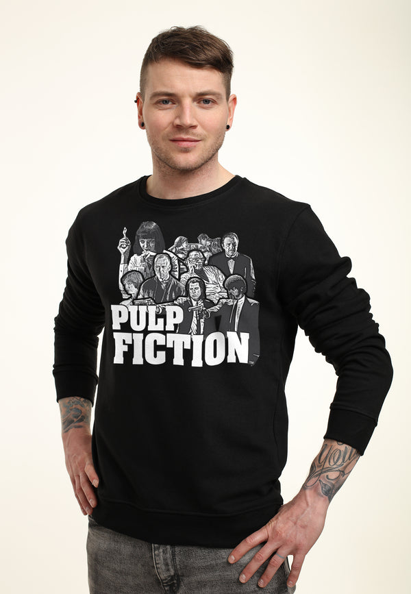 Pulp Fiction Mikina Unisex (Cast Graphic)