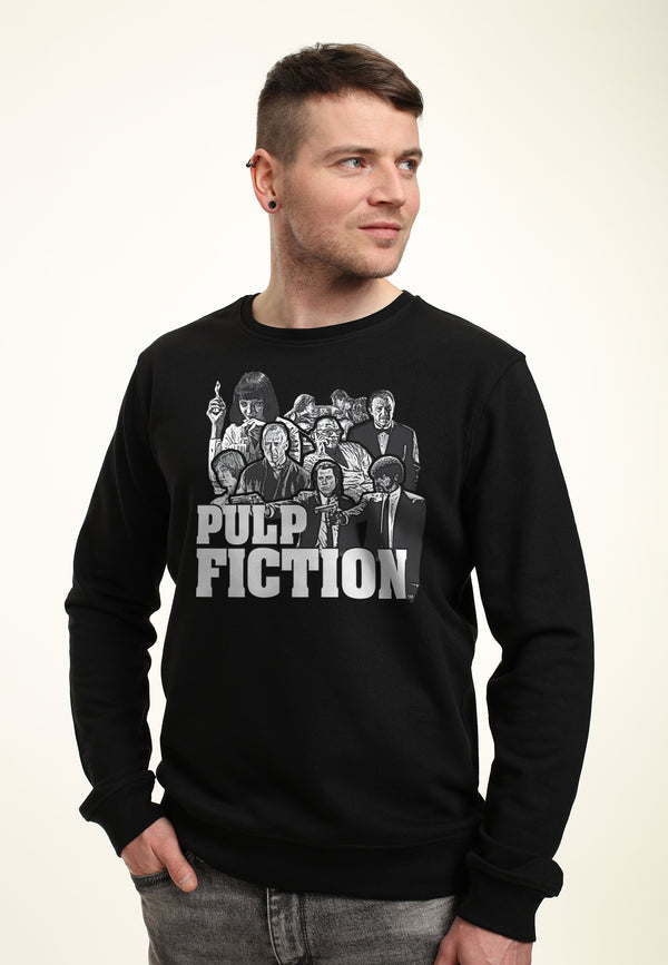 Pulp Fiction Mikina Unisex (Cast Graphic)