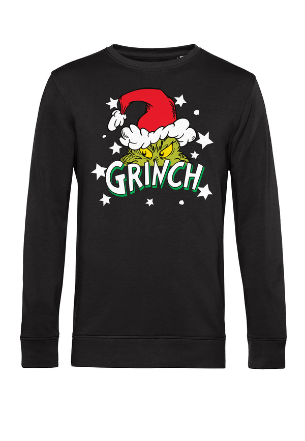 The Grinch Mikina Unisex (Santa Stars Graphic)