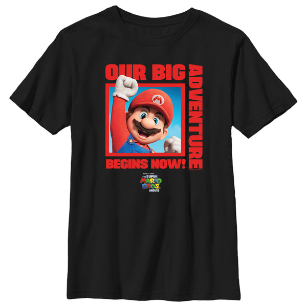 Super Mario Tričko Dětské (Mario Big Adventure Square)