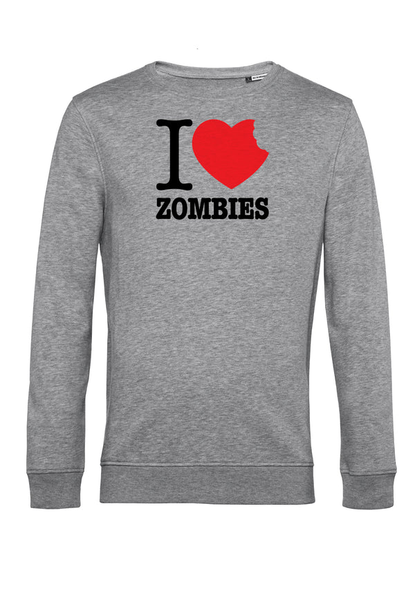 Ich liebe Zombie Sweatshirt (ich Herz Zombies Sweatshirt)