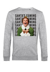 Elf Mikina Unisex (Elf 'Santa's Coming!')