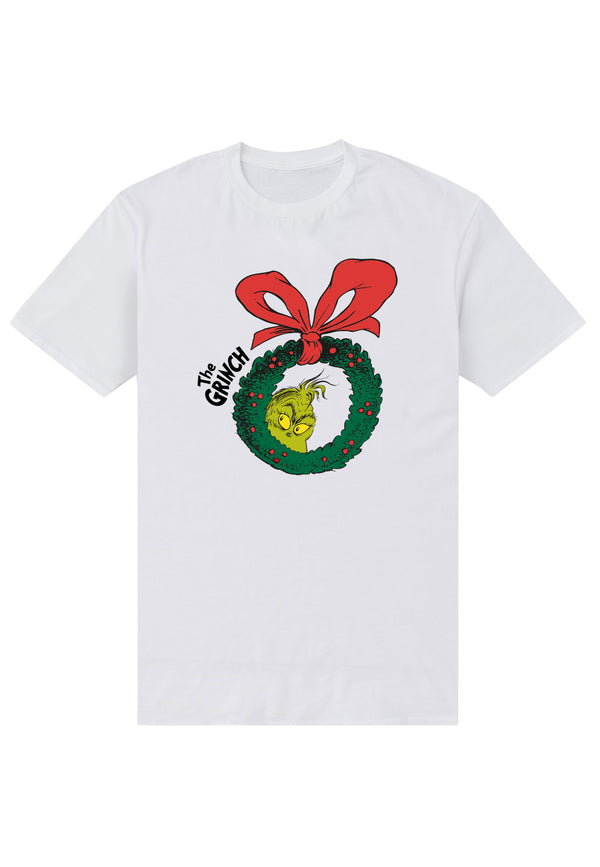 The Grinch Tričko Unisex (Christmas Wreath Graphic)