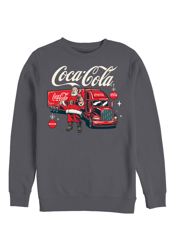 Coca Cola Mikina Unisex (Santa Truck)