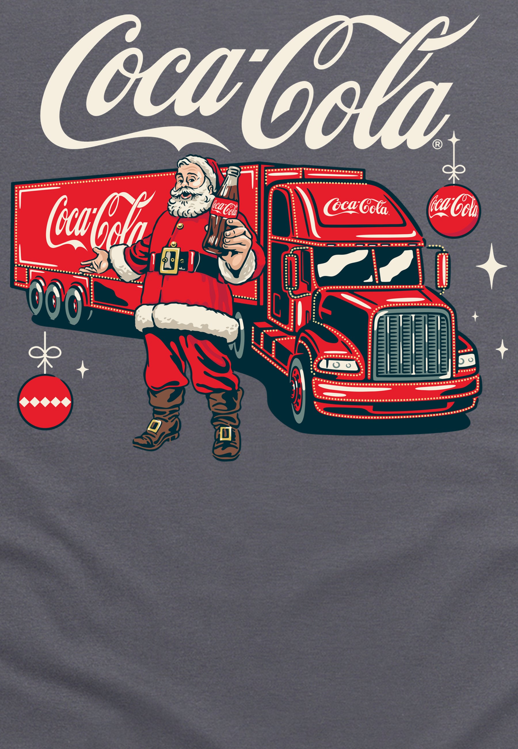 Coca Cola Mikina Unisex (Santa Truck)