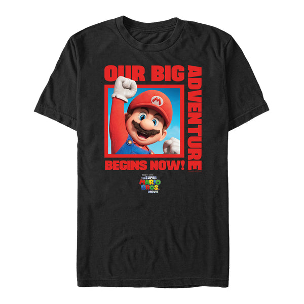 Super Mario Tričko Unisex (Mario Big Adventure Square)