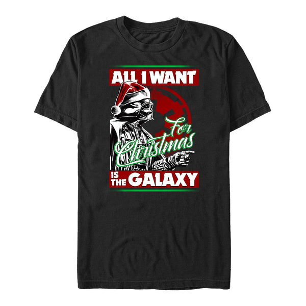 Star Wars Tričko Unisex (Vader Xmas Galaxy)
