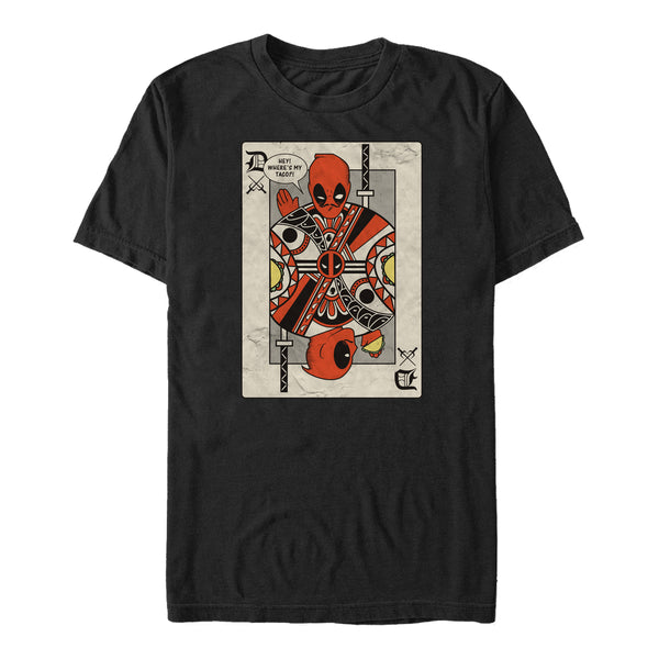 Marvel Deadpool Tričko Pánské (Deadpool Playing Card)