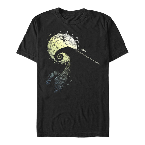 Nightmare Before Christmas Tričko Unisex (Spiral Hill Jack)