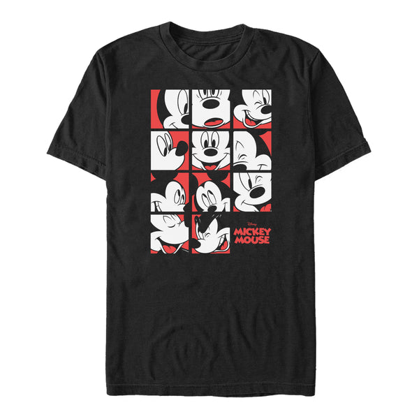 Mickey Classic Tričko Unisex (Mickey Mouse Expression Grid)