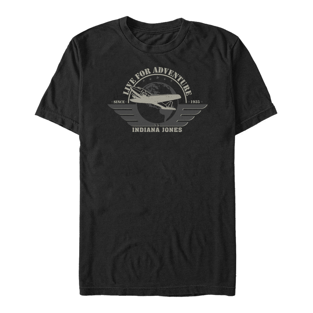 Indiana Jones Tričko Unisex (Aviation Badge)