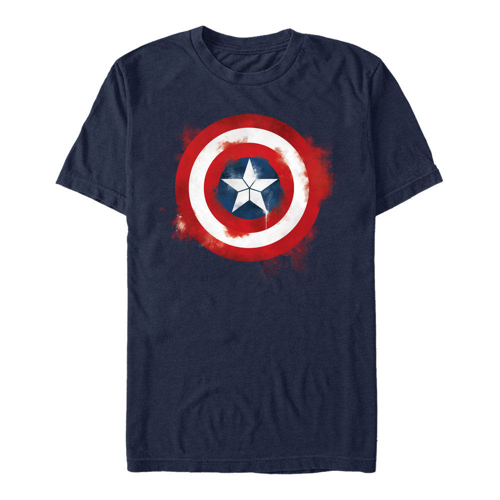 Avengers: Endgame Tričko Unisex (Captain America Spray Logo)