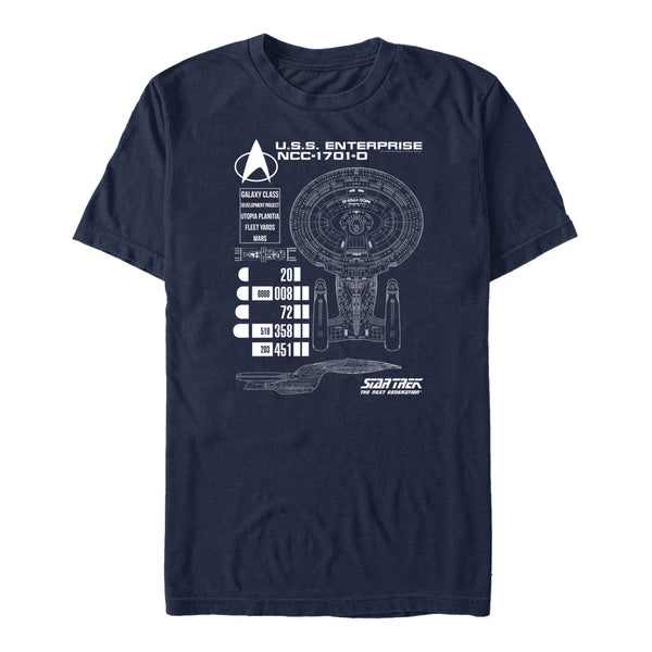 Star Trek Tričko Unisex (Ship Schematics)