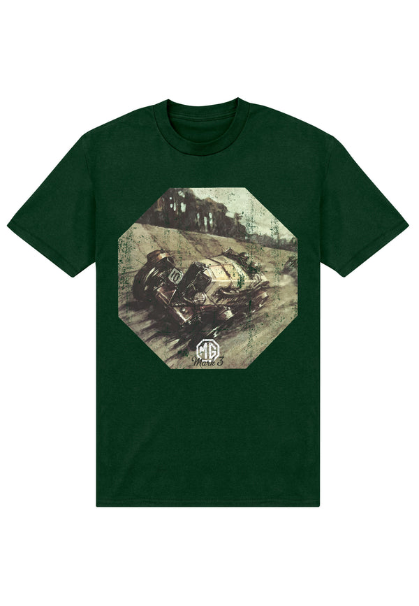 Britské Motory Zelené Triko (British Motor Heritage - MG Photo T-shirt)