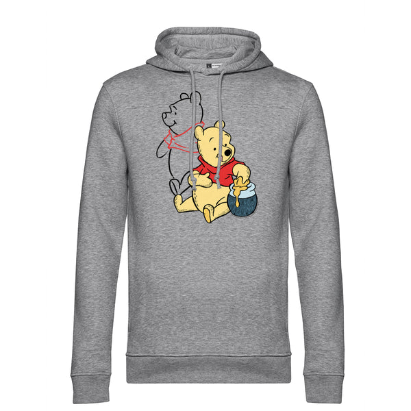 Winnie the Pooh Mikina Unisex (Pooh Line Art)