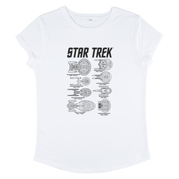 Star Trek Tričko Dámské (Ships of Trek)