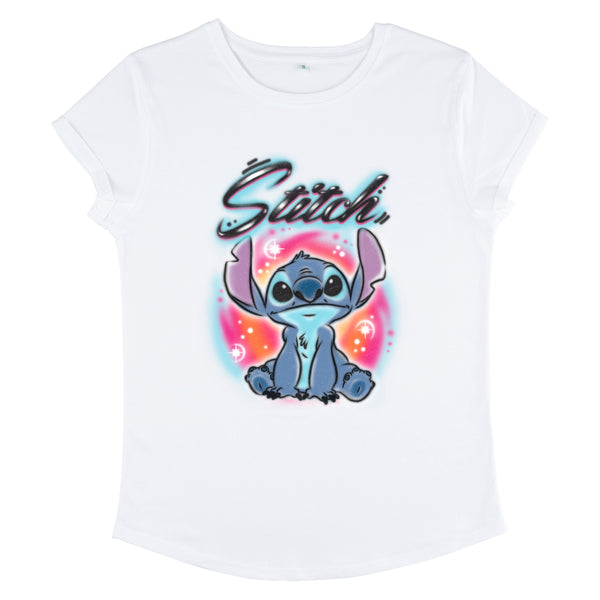 Lilo & Stitch Tričko Dámské (Stitch Airbrush)
