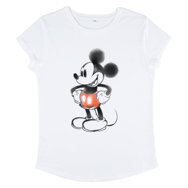 Mickey Classic Tričko Dámské (Mickey Watery)