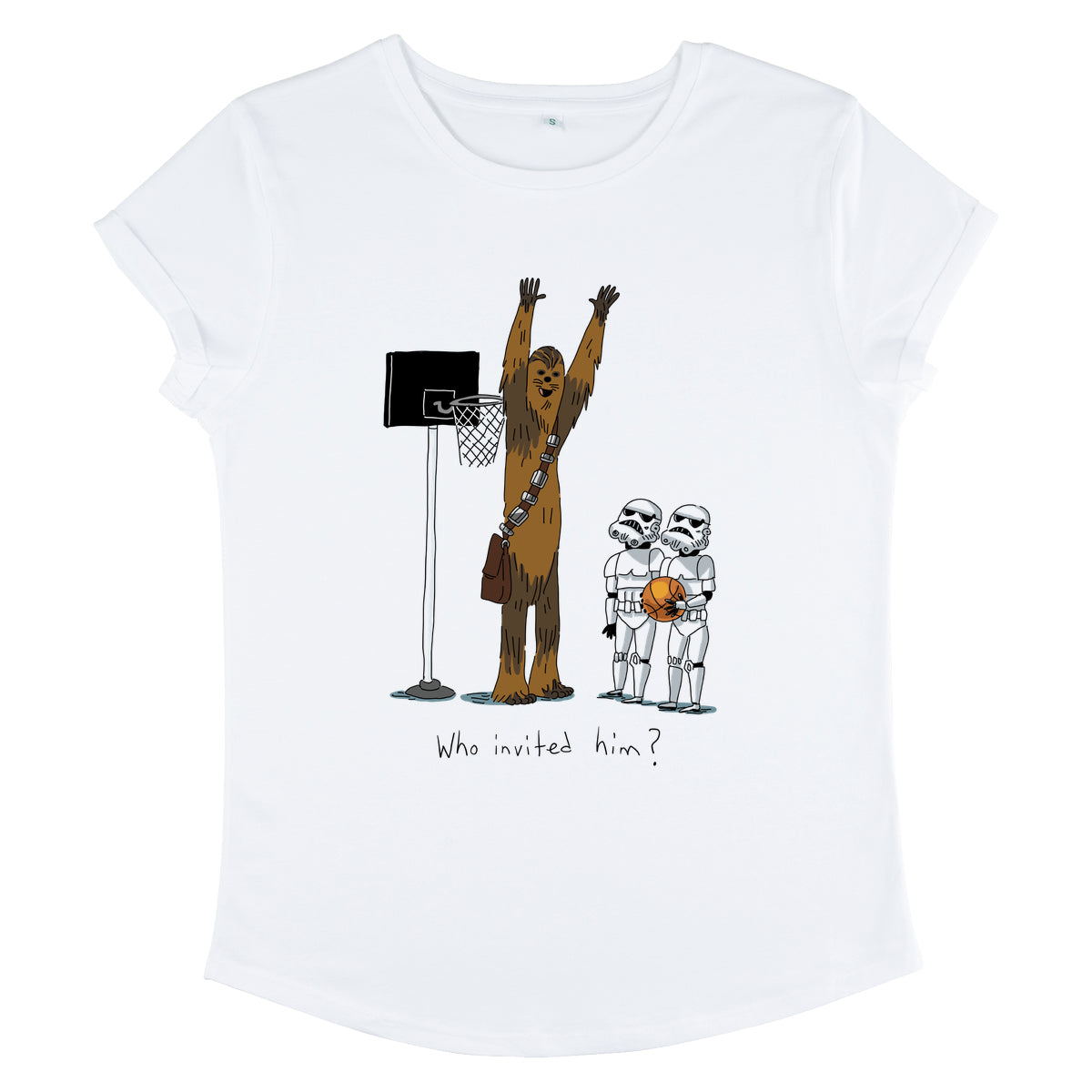 Star Wars Tričko Dámské (Chewie Basketball)