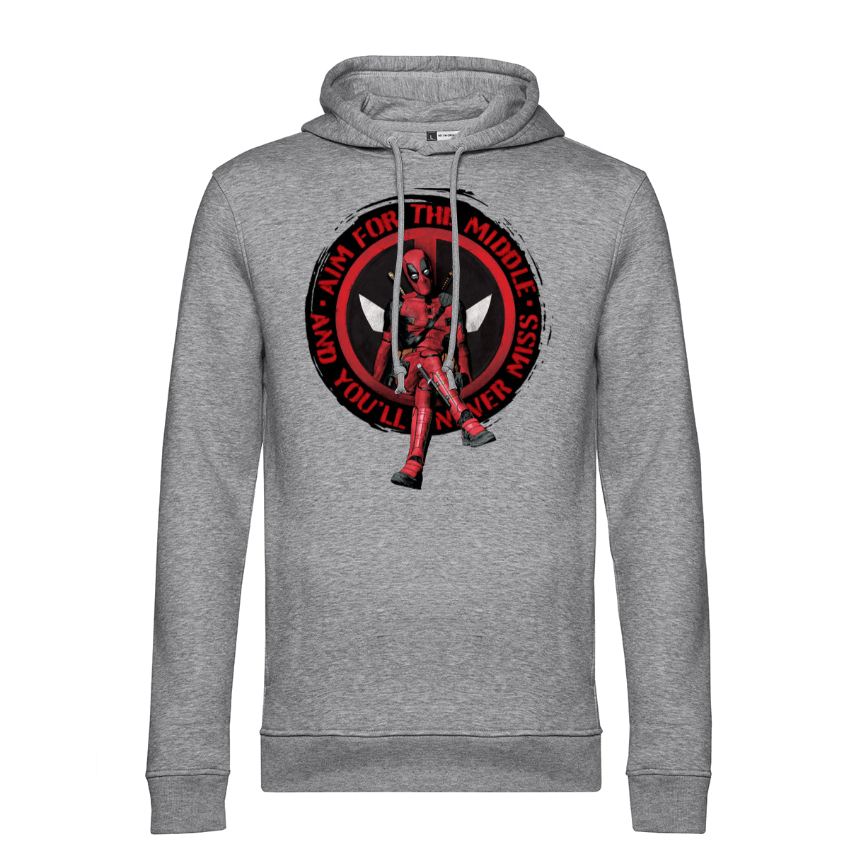 Marvel Deadpool & Wolverine Mikina Unisex (Aim For The Middle)