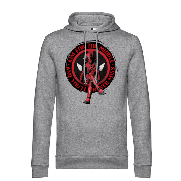 Marvel Deadpool & Wolverine Mikina Unisex (Aim For The Middle)
