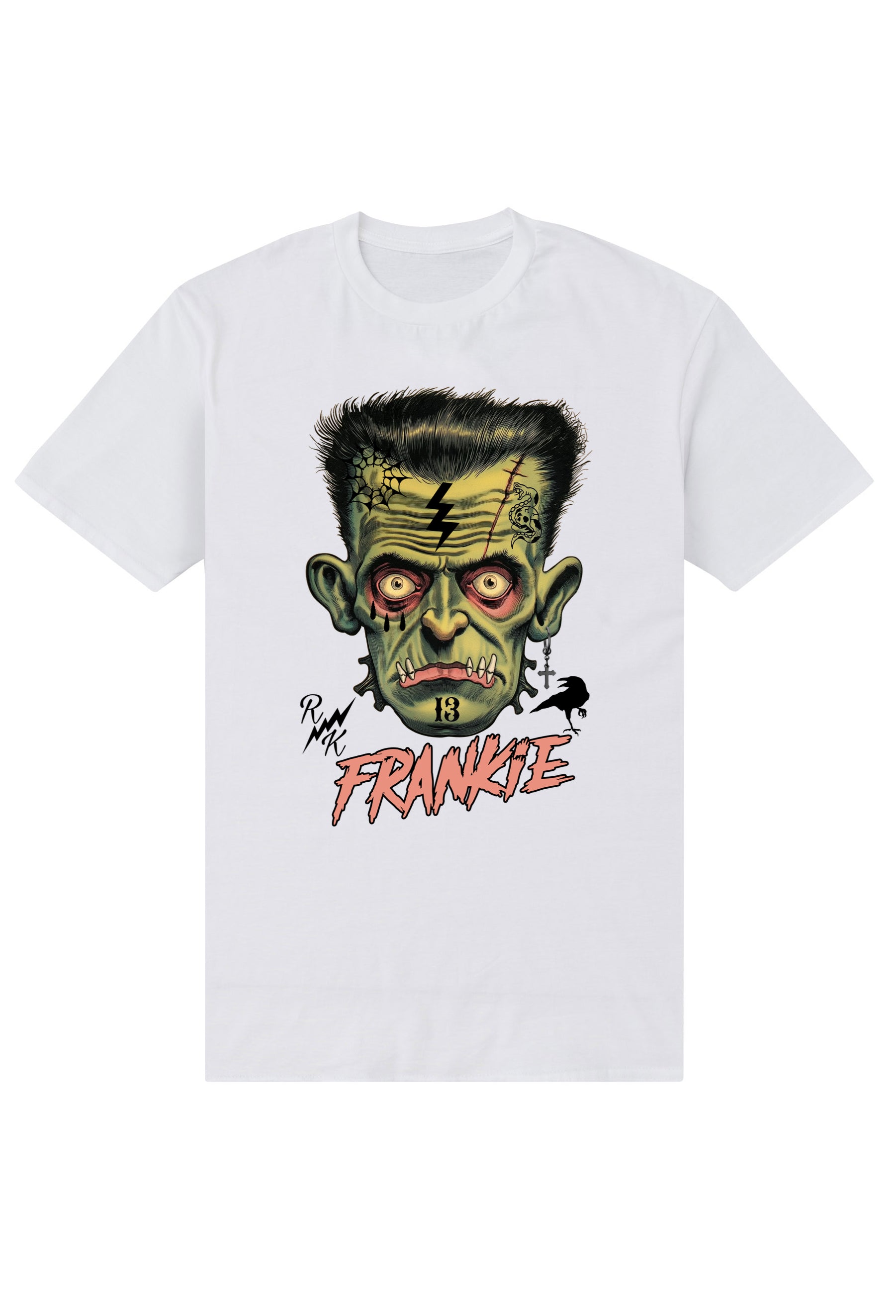 Frankie Bílé Triko (RK London - Frankie- T-shirt)