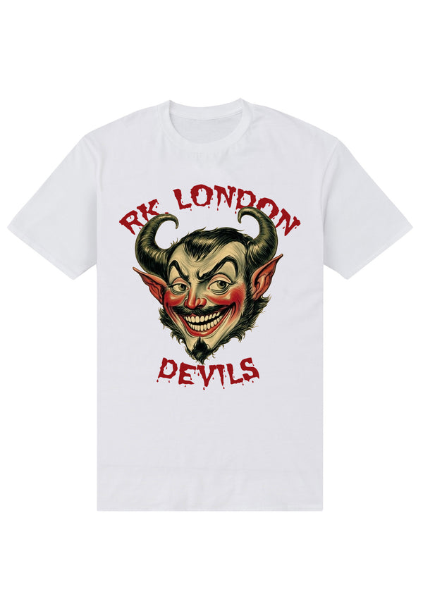 Devil White T -Shirt (RK London -Devils White T -Shirt)