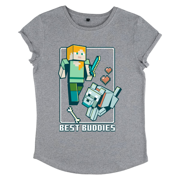 Minecraft Tričko Dámské (Best Buddies)